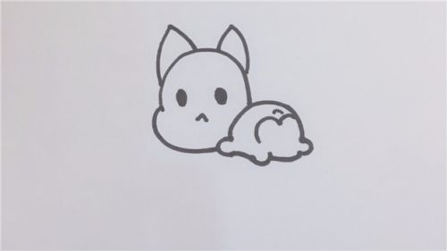 可爱简单柯基犬简笔画步骤画法 儿童彩色柯基犬简笔画怎么画