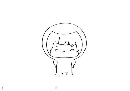 巨蟹座可爱卡通人物简笔画怎么画 十二星座之巨蟹座儿童简笔画画法教程