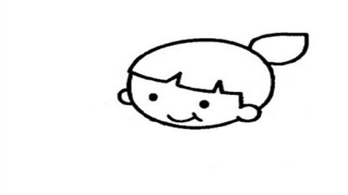 小朋友女孩吃饭简笔画怎么画 彩色小朋友吃饭简笔画图片大全
