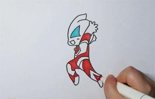 全身帅气奥特曼简笔画怎么画 儿童简单奥特曼简笔画画法图解