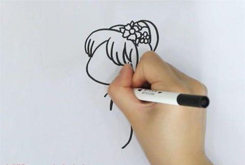 漫画古装美女简笔画教程讲解 简单又漂亮古装美女简笔画怎么画