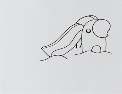 儿童彩色滑梯简笔画怎么画 简单又漂亮滑梯简笔画步骤画法