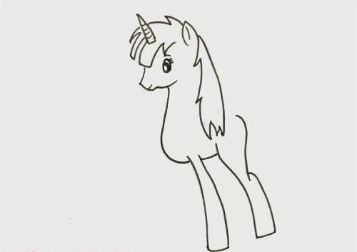 可爱飞马简笔画儿童画怎么画 独角兽飞马简笔画图片大全