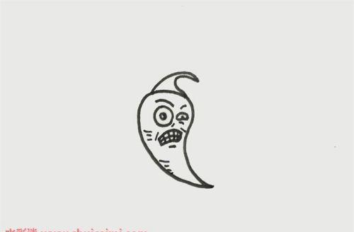 卡通彩色辣椒简笔画画法图解 简单又漂亮辣椒简笔画怎么画
