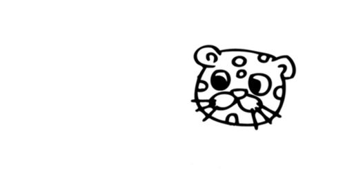 凶猛霸气猎豹简笔画怎么画 卡通彩色猎豹简笔画带步骤教学