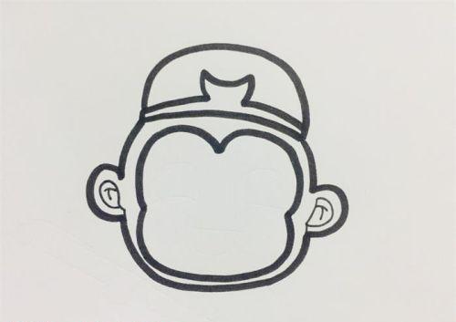 可爱卡通孙悟空简笔画教程图解 简单又帅孙悟空简笔画怎么画