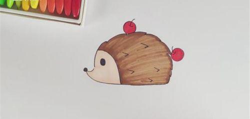 彩色可爱小刺猬简笔画怎么画 简单又好看小刺猬简笔画带步骤教程
