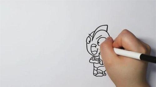 奥特曼打小怪兽简笔画儿童画怎么画 简单彩色奥特曼打小怪兽简笔画图片大全