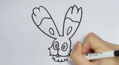 简单又漂亮兔子简笔画怎么画 彩色可爱兔子简笔画带步骤教学