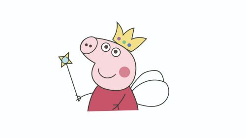 幼儿彩色小猪佩奇简笔画怎么画 儿童小猪佩奇简笔画教程图解