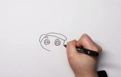卡通菠萝简笔画图片大全 彩色可爱菠萝简笔画怎么画