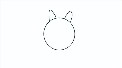 q版可爱哈士奇简笔画怎么画 萌系彩色哈士奇简笔画画法图解