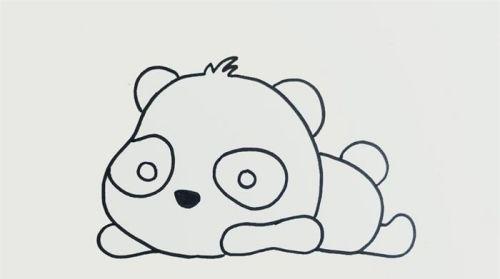 卡通可爱大熊猫简笔画怎么画 简单又好看大熊猫简笔画教学图解