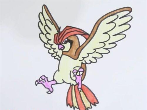 简单儿童老鹰简笔画教学画法 彩色霸气老鹰简笔画怎么画