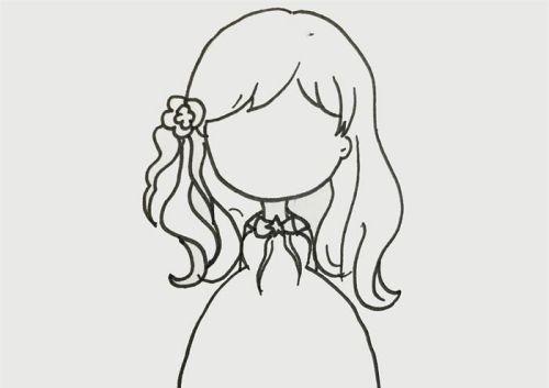简单又漂亮公主简笔画怎么画 可爱美少女公主简笔画步骤教学