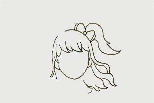 简单又漂亮美少女简笔画教学带步骤 q版漫画美少女简笔画怎么画