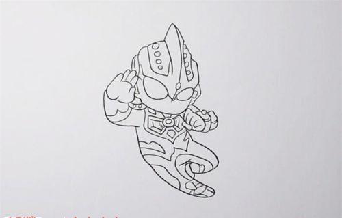 奥特曼简笔画一步一步怎么画 儿童简单奥特曼简笔画画法教程