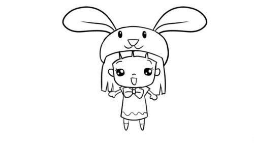 全身漂亮小女孩简笔画怎么画 可爱呆萌小女孩简笔画图片大全