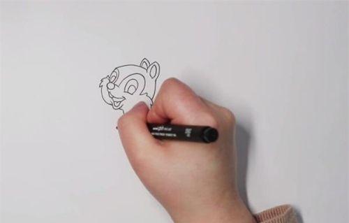可爱卡通奇奇蒂蒂简笔画步骤图解 彩色奇奇蒂蒂简笔画怎么画