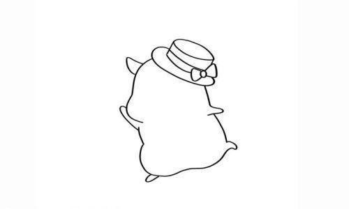 简单卡通小仓鼠简笔画步骤图解 可爱呆萌小仓鼠简笔画怎么画
