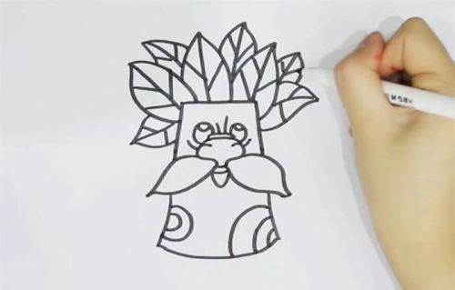 彩色卡通大树简笔画怎么画 带颜色卡通大树简笔画图片大全
