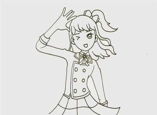 简单又漂亮美少女简笔画教学带步骤 q版漫画美少女简笔画怎么画